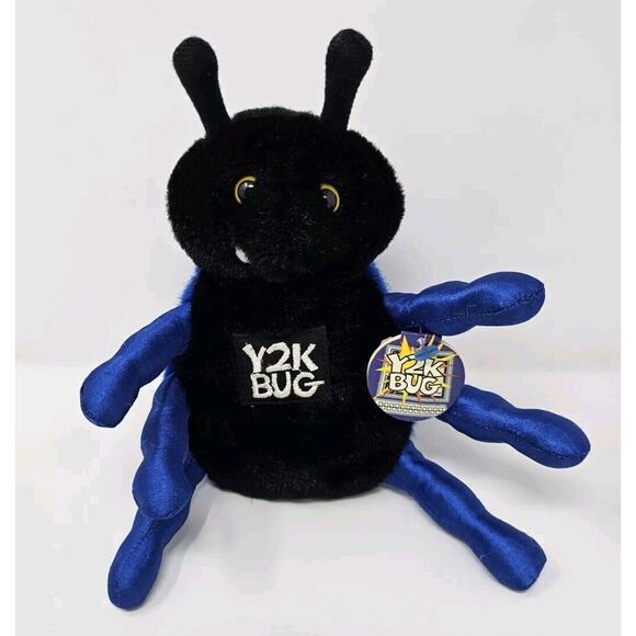 Y2K Bug Plush 1997 With Tag Vintage Millennium 2000 Collectible - Picture 2 of 7